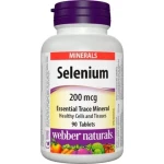 Webber Naturals Selén 200mcg 90 tabliet (05099)