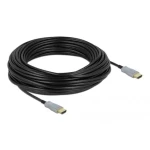 DeLock Aktívny optický kábel HDMI 25 m čierna / Kábel HDMI / 4K (85016)
