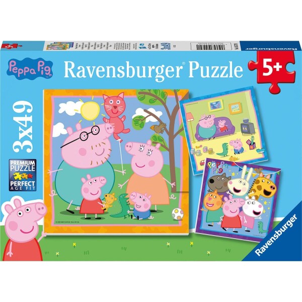 Ravensburger - Puzzle - Prasiatko Peppa