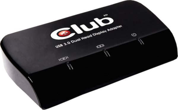 Club 3D SenseVision USB - HDMI - DVI Čierny (CSV-2320HD)