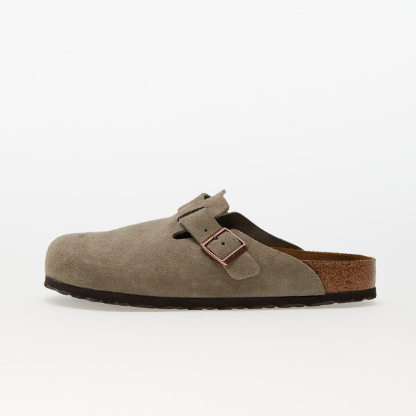 Tenisky Birkenstock Boston Soft Fotbed Velvet Leather Taupe EUR 45