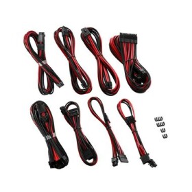 CableMod PRE ModMesh RT-Series Cable set pre Asus and Seasonic čierno-červená (CM-PRTS-16X2KIT-NKKR-R)