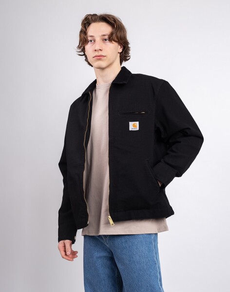 Carhartt WIP Detroit Jacket (Summer) Black/Black rinsed XL