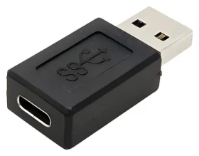 Goobay USB-A - USB-C čierna / Redukcia / USB 3.0 A (M) na USB-C (F) (45400)