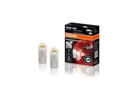 OSRAM LED W5W 12V 1W W2.1x9.5d GEN2 / 70lm / 6000K / 3000h / noDIM / A + / sklo mliečne / 2ks (2825DWNB-2HB)