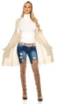 Trendy chunky knit cardigan Einheitsgroesse