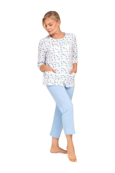 Dámske pyžamo Martel Maria II 201 3/4 M-2XL modrá XL