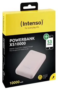 INTENSO XS10000 ružová / Powerbanka / 10 000 mAh / USB-A + USB-C / 3,1 A (7313533)