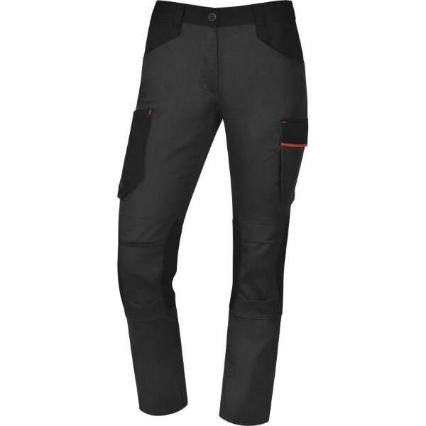 Dámske stretchové pracovné nohavice Delta Plus Mach2 M2PA3STR Farba: Šedá/ Oranžová, Veľkosť: 2XL (M2PA3STRFGOXX)