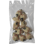 Marcipánová figurka myšky malé 10ks 1,5x3 cm, 43 g - Frischmann vyškov - Frischmann vyškov
