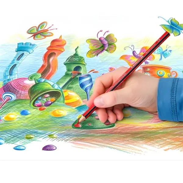 Staedtler Noris Colour 187 C6 / Pastelky / 6 ks / šesťhranné / nezlomivá tuha (187 C6)