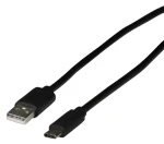EFB USB-C - USB-A čierna / Kábel / USB 2.0 / 480 Mbit/s / 3 A / 3 m (EBUSBC-USB20AK.3)