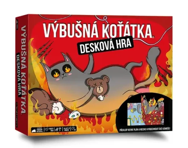 Asmodee Výbušné mačiatka: Dosková hra