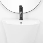 REA - Voľne stojace umývadlo Rita Slim 48x42 biela REA-U9901