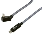 Equip 128423 strieborná / Kábel / USB-C - USB-C / 20 Gbit/s / PD 240 W / 3 m (128423)
