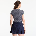 Tričko Calvin Klein Jeans A- Monologo Baby Tee Ebony S
