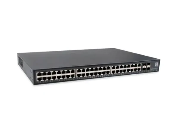 LevelOne GTU-5211 / Switch / 48x GbE / 4X 10G SFP+ / Unmanaged / 19" (GTU-5211)