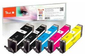 Peach Toner PI100-336 / PGI-570, CLI-571 (Photo black, Black, Cyan, Magenta, Yellow)