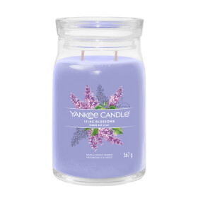 Yankee Candle Signature Lilac Blossoms veľký pohár 567g / doba horenia až: 90h (5038581128702)