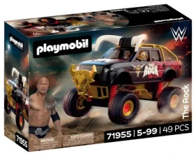 Playmobil Stavebnica WWE 71955 The Rock Monster Truck