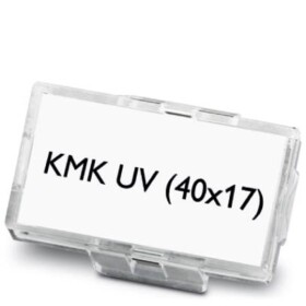 Phoenix Contact 1014109 KMK UV (40X17) držiak označenie Druh montáže: káblové spony priehľadná 50 ks; 1014109