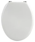 MSV CLEO WC doštička biela / MDF / Nerezové pánty / 56 × 360 × 450 mm