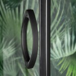 KERRA - Sprchovací kút s vaničkou Splash 80 (čierny) 5907548123510