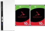 Qnap TS-233 + 2x Seagate IronWolf 10TB (ST10000VN000)