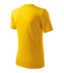 Ťažké tričko unisex žlté L