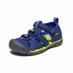 Detské sandále SEACAMP II CNX, BLUE DEPTHS/CHARTREUSE, keen, 1022993/1022978/1022939, modré - 22
