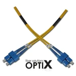 OPTIX SC/UPC-SC/UPC / Optický patch cord / 09/125 / 10 m / G657A (859558981025)