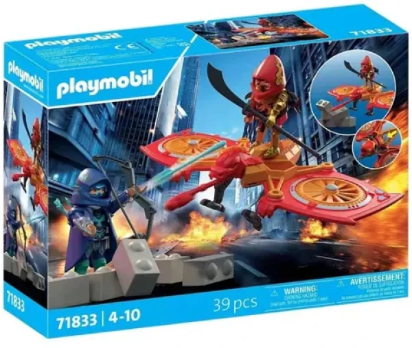 Playmobil® PLAYMO-FRIENDS 71833 Hrdina s dronom vs. podlý Ninja