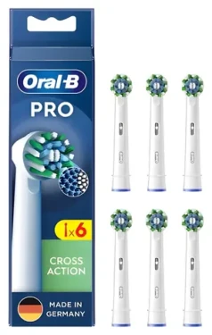Oral-B Pro Cross Action biela / Náhradná hlavica / 6 ks (8006540860373)