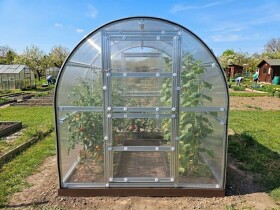 Polykarbonátový skleník – LANITPLAST KYKLOP2, PC 4 mm, 2x2 m