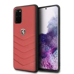 Ferrari Heritage Hardcase pre Samsung Galaxy S20+ červená / Puzdro / Tvrdený zadný kryt (FEHQUHCS67RE)