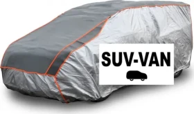 Compass Ochranná plachta proti krúpam SUV-VAN / Ochranná plachta na auto / 530 × 205 × 160 cm / strieborná