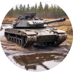 Jedlý papier vojenský tank 19,5 cm - PICTURE - PICTURE