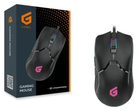 Conceptronic DJEBBEL čierna / Herná myš / USB-A / 7200 DPI / 6 tlačidiel / RGB LED (DJEBBEL05B)
