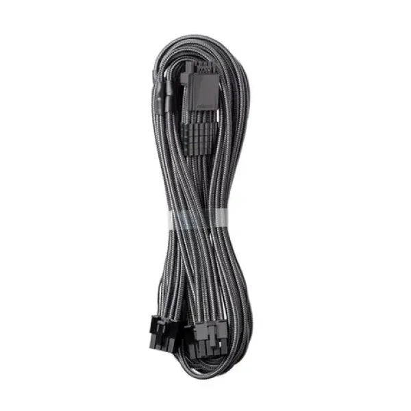 CableMod PRO ModMesh 8-Pin PCIe Trojtý predlžovací kábel 60 cm - šedá (CM-PCSR-16P3-N60KC-5PK-R)