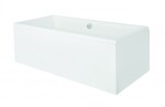 BESCO - Obdĺžniková vaňa QUADRO - Nožičky k vani - Bez nožičiek, Rozmer vane - 190 × 90 cm VANQAUD190