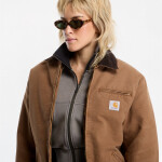 Bunda Carhartt WIP OG Detroit Jacket UNISEX WIP H Brown/ Tobacco Stone Canvas L