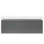 Kúpeľňová skrinka s umývadlom SAT Feel 100x30x46 cm antracit mat SATFEEL100ANTU1 SATFEEL100ANTU1