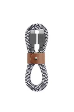 Native Union Belt Cable USB-C - Lightning 1.2m ZEBRA (BELT-KV-CL-ZEB-2)