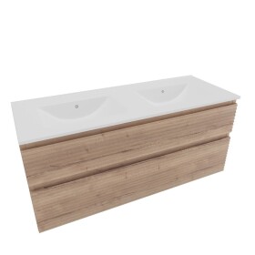Kúpeľňová skrinka s umývadlom Naturel Savona 118x53x44, 8 cm dub Halifax mat SAVONA2120DH SAVONA2120DH
