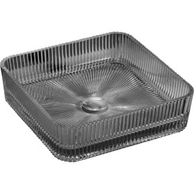 MEXEN - Nira sklenené umývadlo na dosku 39 x 39, čierna 24203970