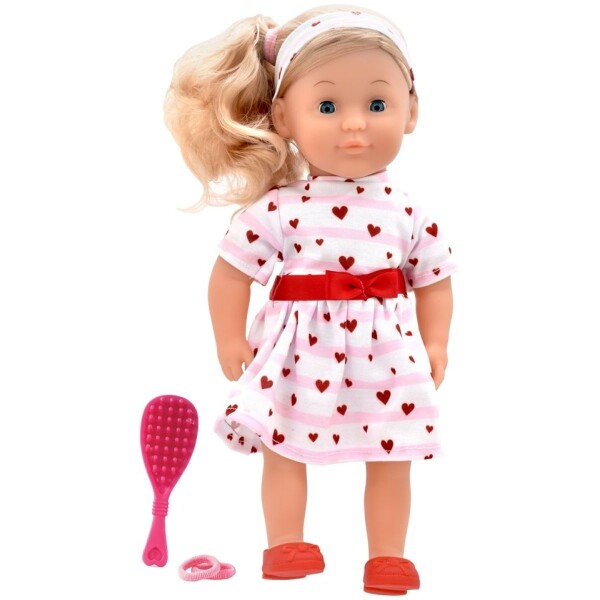 Dolls World Módna bábika Charlotte - 36 cm: Ružová srdiečková princezná