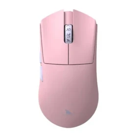 Darmoshark M3s PRO ružová / Herná bezdrôtová myš / 26000DPI / 8 tlačidiel / USB-C / BT / 2.4G (M3s pro pink)