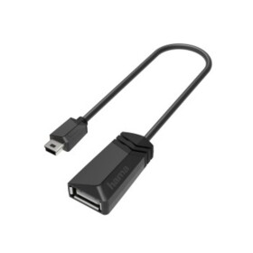 Hama USB 2.0 adaptér [1x USB 2.0 zástrčka A - 1x USB 2.0 zástrčka Mini-AB]; 00200309