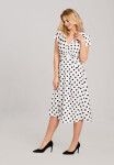 Look Made With Love Šaty N20 Polka Dots Black/White S