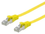 Equip Cat6a Flat žltá / Patch kábel / U/FTP / 3 m / RJ-45 / LSZH (607662)
